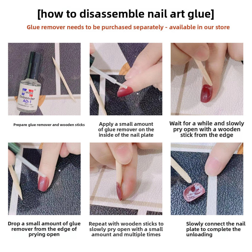 1035- Handmade press on nails fake nails removable