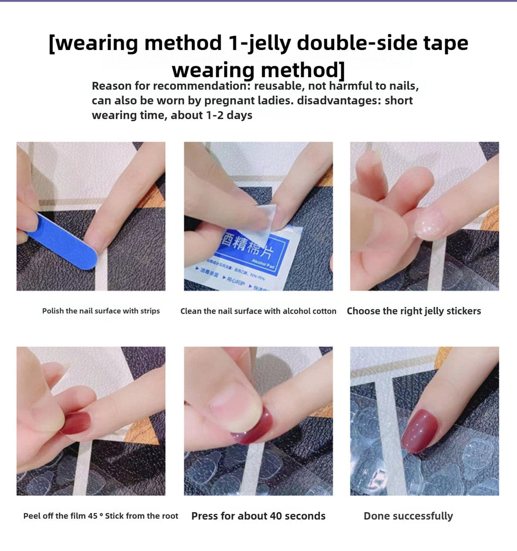 0962- Handmade press on nails fake nails removable