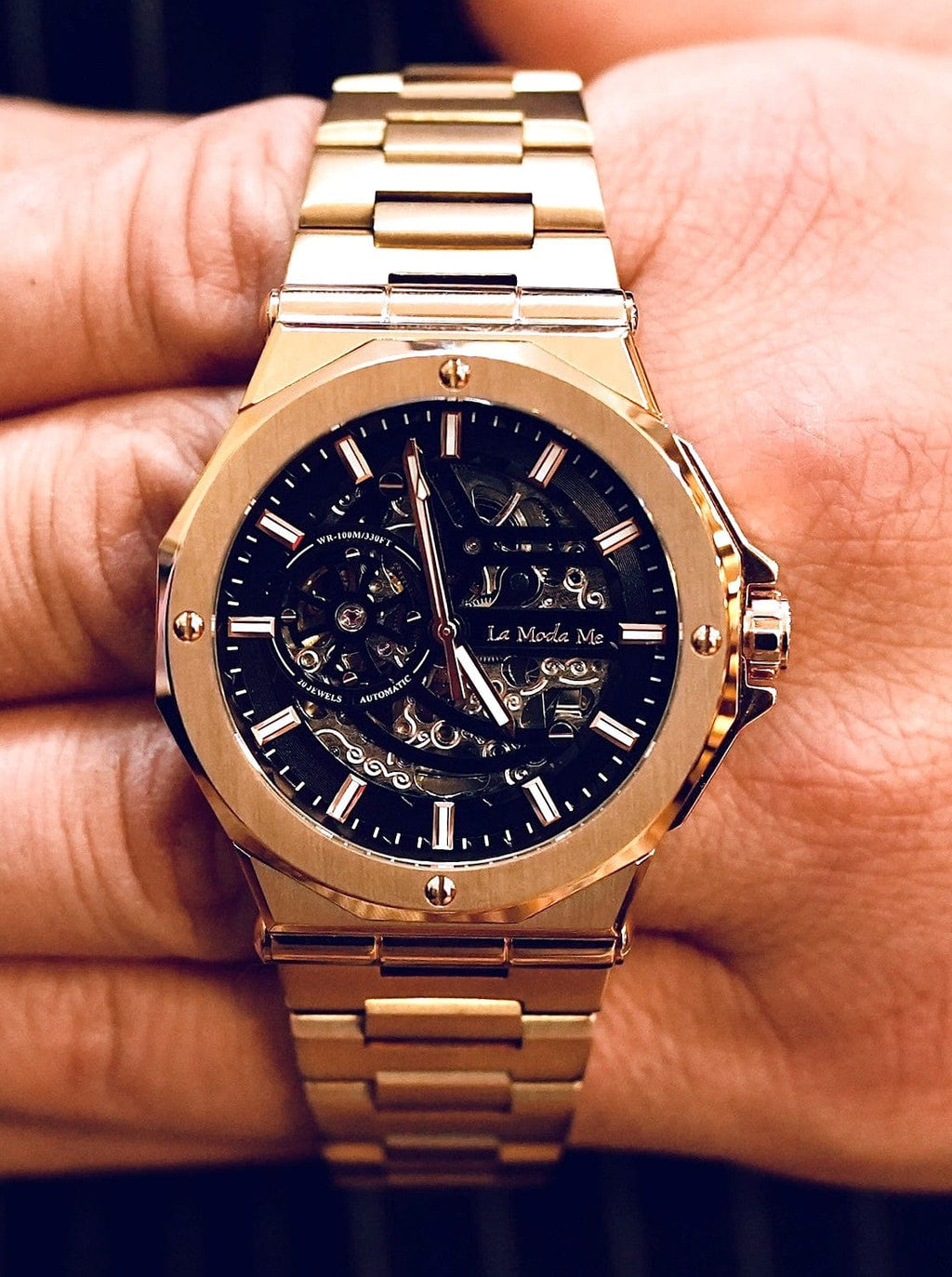 Rubros Jewel Gold Watch - Luxury Gold Timepiece